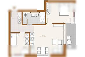 Трехкомнатная квартира А1Н-С4 (продажа)