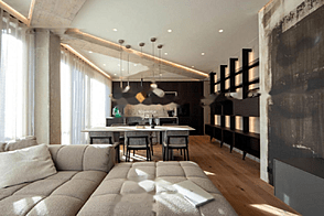 Двухкомнатная квартира в Старой Любляне