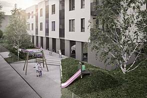 В Любляне, район Виць, квартира с 3 комнатами.