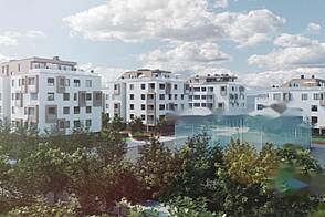 Квартира с тремя комнатами в квартале Жидан