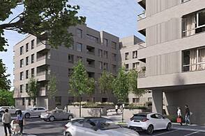 Четырехкомнатная квартира в районе Дравле.