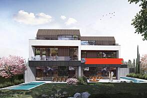 Двухквартирный дом в Любляне, район Вич.