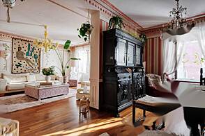 Четырехкомнатная квартира в центре Любляны.