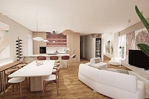 Четырехкомнатная квартира в Белиграде