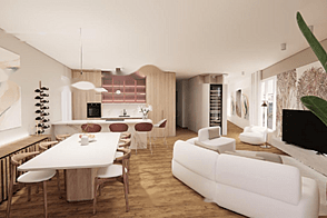 Четырехкомнатная квартира в Белиграде