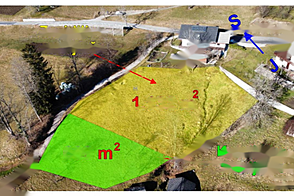 Участок, предназначенный для жилого строительства в Слатне.