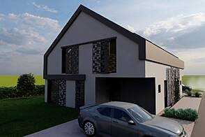 Квартира с четырьмя комнатами, совсем новая.