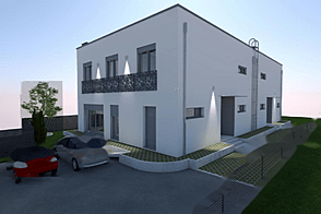 Дом в Трново, состоящий из двух этажей.