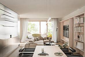 Квартира с тремя комнатами, расположенная в Бежиграде