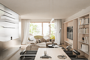 Квартира с тремя комнатами, расположенная в Бежиграде