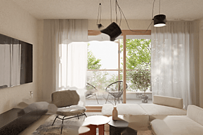 Двухкомнатное жилье в районе Бежиград