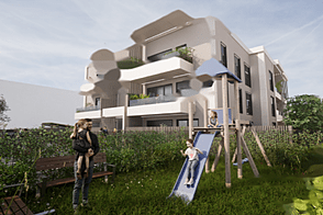 Квартира с четырьмя комнатами в Трново