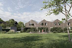 Резиденция Озеро на Бледе, дом с террасой