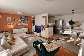 Новая Шишка, квартира с тремя комнатами