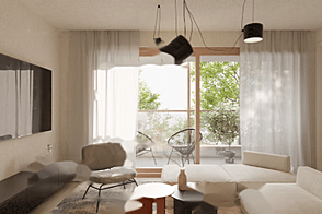 Трехкомнатная квартира в Новый Бежиград