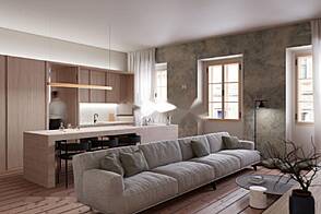 Четырехкомнатная квартира в центре Любляны