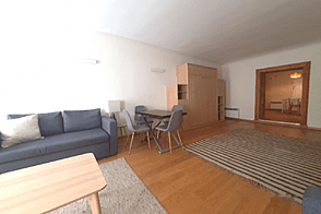 Однокомнатная квартира с дополнительной жилой зоной в центре Любляны.