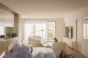 Квартира с двумя комнатами в районе Безиград