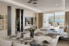 Четырехкомнатная квартира возле пляжа Порторож.