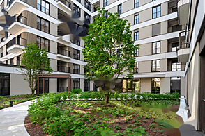 Квартира с тремя комнатами в центральной части.