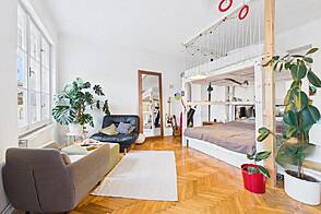 Центральное расположение, квартира с одной комнатой