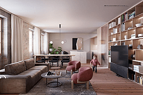 Двухкомнатная квартира в центре