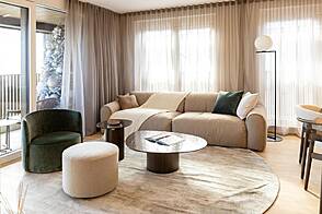 Трехкомнатная квартира в Бежиграде.