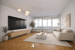 Квартира с двумя комнатами в районе Бежиград.