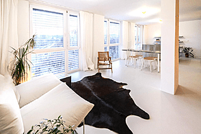 Двухкомнатная квартира в Ново Ль, Бежиград.