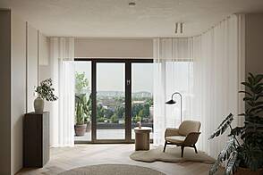 Квартира из четырех комнат под названием Шишка