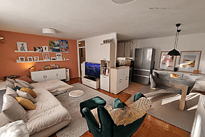 Квартира с тремя комнатами Шишка