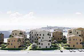 Дом с 3-5 комнатами в Изола