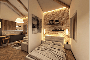 Апартаменты, однокомнатные Новая Сежана