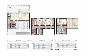 Новая Любляна Шишка Нижняя коттедж с террасой