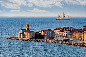 Квартира Пиран с двумя комнатами