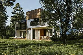 Земельный участок, подходящий для строительства, в деревне Новая Дворская.