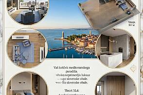 Квартира с четырьмя комнатами в Изоле