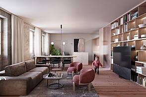 Центр, квартира с 2,5 комнатами