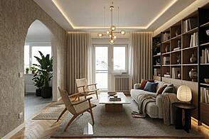 Трёхкомнатная квартира, расположенная в Ново Брдо