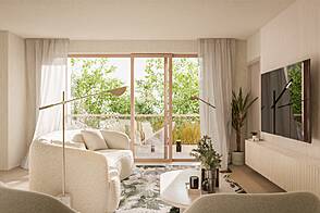 Квартира с двумя комнатами в Бежиграде