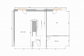 Квартира с двумя комнатами в центральной части Любляны