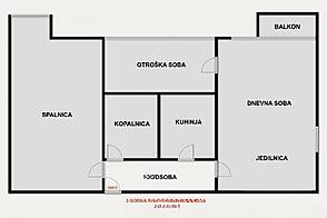 Двухкомнатная квартира, Бежиград