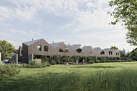 Дом Нова Блед с террасой: 1