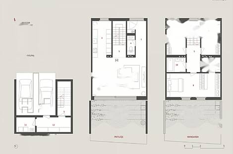 Новый Блед, дом с террасой: 2