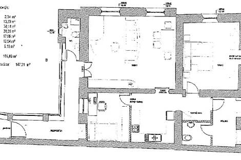 Трехкомнатная квартира в Старой Любляне: 2