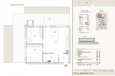 Квартира с тремя комнатами в Тарново: 3