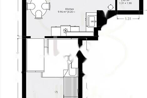 Квартира с одной комнатой в Копере: 2