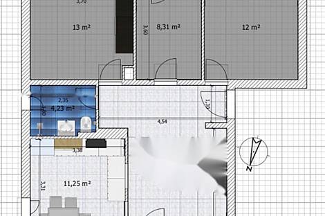 Квартира с четырьмя комнатами в Изоле: 2