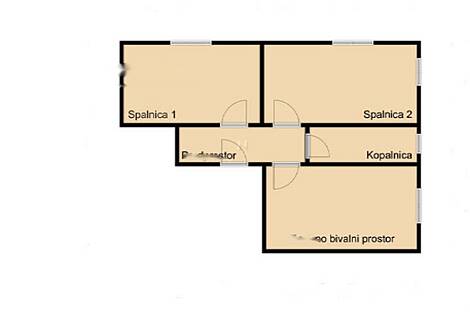 Квартира с двумя комнатами в Портороже: 2