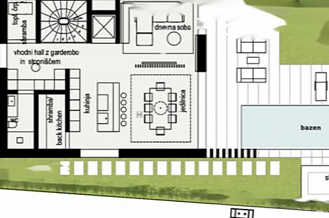 Квартира с террасой в Долгом Мосту: 3